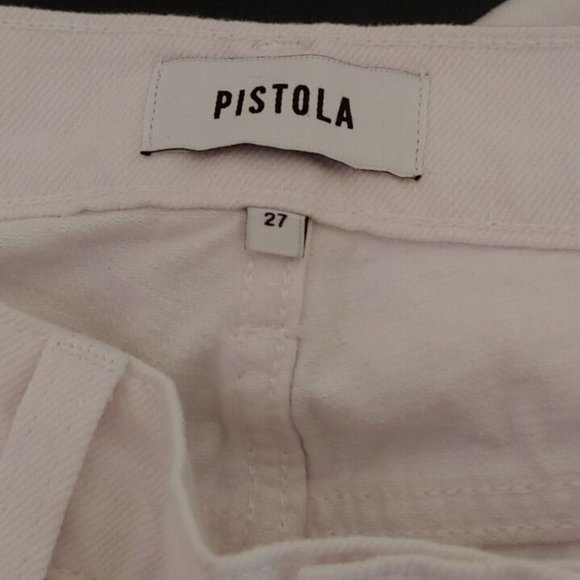 PISTOLA Jeans - PRESLEY DISTRESSED HIGH RISE RELAXED ROLLER - Size 27 - NWT - Picture 9 of 9